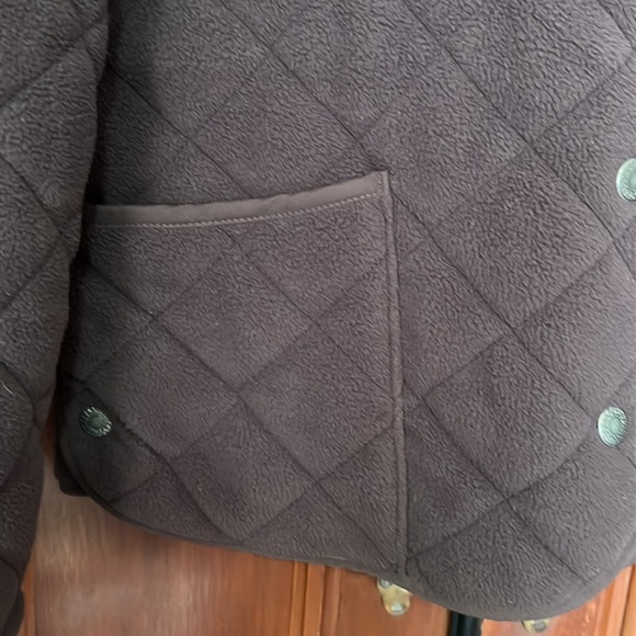 Cute  Charter Club Button Down Quilted Jacket Size Medium - Picture 4 of 15